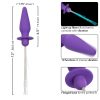 CALEXOTICS - SOUTHERN LIGHTS LIGHT UP ANAL PLUG 10 VIBRATIONS SILICONE PURPLE - Afbeelding 6