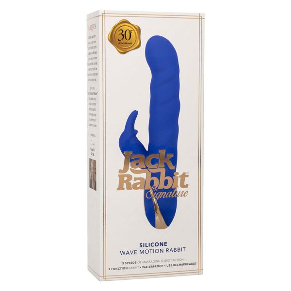 CALEXOTICS - JACK RABBIT VIBRATOR WAVE MOTION BLUE - Afbeelding 10