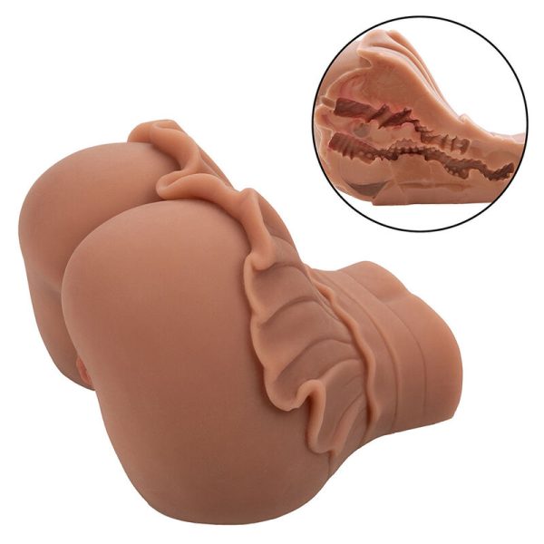 CALEXOTICS - THE HOMECOMING QUEEN DOUBLE REALISTIC MASTURBATOR CARAMEL - Afbeelding 8