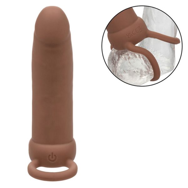 CALEXOTICS - MAXX THICK DUAL PENETRATOR 10 VIBRATIONS BROWN - Afbeelding 5