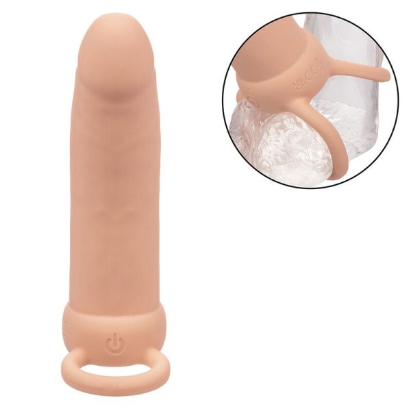 CALEXOTICS - MAXX THICK DUAL PENETRATOR 10 VIBRATIONS FLESH - Afbeelding 3