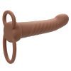 CALEXOTICS - MAXX RIBBED DUAL PENETRATOR 10 VIBRATIONS BROWN - Afbeelding 3