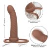 CALEXOTICS - MAXX RIBBED DUAL PENETRATOR 10 VIBRATIONS BROWN - Afbeelding 8