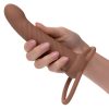 CALEXOTICS - MAXX RIBBED DUAL PENETRATOR 10 VIBRATIONS BROWN - Afbeelding 7