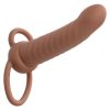 CALEXOTICS - MAXX RIBBED DUAL PENETRATOR 10 VIBRATIONS BROWN - Afbeelding 2