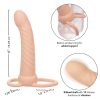CALEXOTICS - MAXX RIBBED DUAL PENETRATOR 10 VIBRATIONS FLESH - Afbeelding 9
