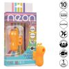 CALEXOTICS - NEON VIBES THE BUZZING VIBE FINGER STIMULATOR 10 VIBRATIONS ORANGE