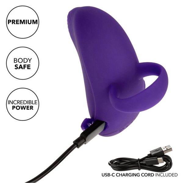 CALEXOTICS - ENVY HANDHELD ROLLING BALL MASSAGER 7 VIBRATIONS PURPLE - Afbeelding 7