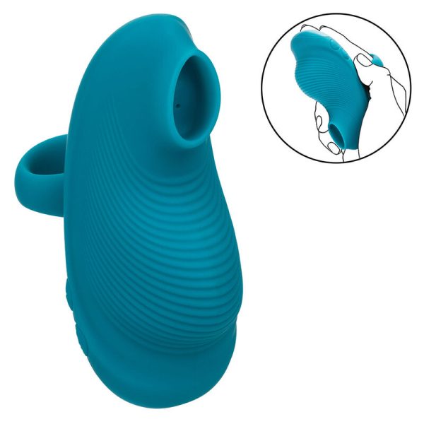 CALEXOTICS - ENVY HANDHELD ROLLING BALL MASSAGER 7 VIBRATIONS BLUE - Afbeelding 6