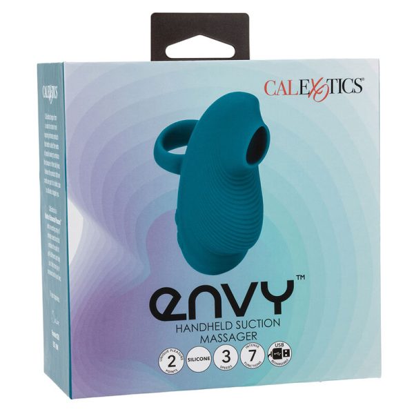 CALEXOTICS - ENVY HANDHELD ROLLING BALL MASSAGER 7 VIBRATIONS BLUE - Afbeelding 10