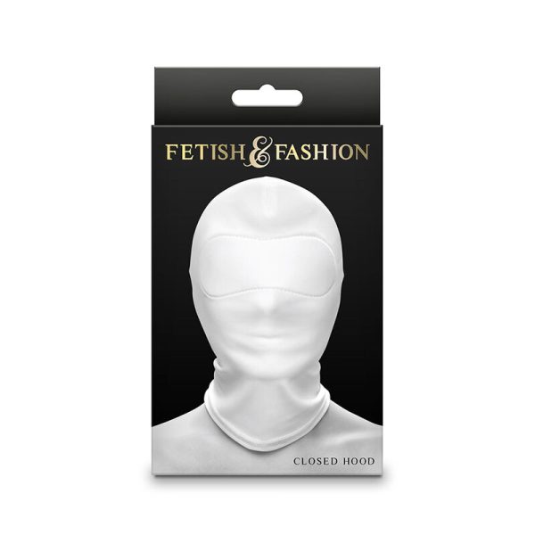 NS NOVELTIES - FETISH & FASHION CLOSED HOOD NYLON WHITE - Afbeelding 2