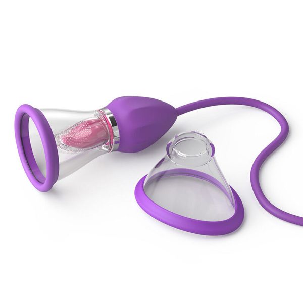 FANTASY FOR HER - ULTIMATE PLEASURE MAX SUCTION HOSE WITH STIMULATING TONGUE PURPLE - Afbeelding 2
