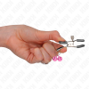 KINK - DOUBLE BELL NIPPLE CLAMP PINK 6 CM - Afbeelding 4