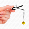 KINK - GOLD JINGLE BELL PENDANT NIPPLE CLAMPS 6 CM - Afbeelding 4