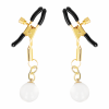 KINK - GLASS BEAD NIPPLE CLAMPS GOLD 6 CM - Afbeelding 2
