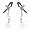 KINK - GLASS BEAD NIPPLE CLAMPS SILVER 6 CM - Afbeelding 2