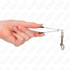 KINK - THIN HOOK NIPPLE CLAMP SILVER 7 CM - Afbeelding 4