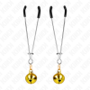 KINK - THIN BELL NIPPLE CLAMPS GOLD 7 CM - Afbeelding 2
