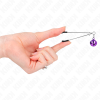KINK - THIN BELL NIPPLE CLAMPS PURPLE 7 CM - Afbeelding 4