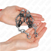 KINK - JAPANESE CLOVER NIPPLE CLAMPS WITH HOOKS SILVER - Afbeelding 3