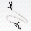 KINK - FLAT CHAIN NIPPLE CLAMPS SILVER 30 CM - Afbeelding 2