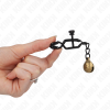 KINK - BELL JAW STYLE NIPPLE CLAMPS BLACK 7 CM - Afbeelding 4