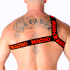 MACHO - ROMAN HARNESS RED S/M - Afbeelding 4