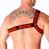 MACHO - ROMAN HARNESS RED S/M - Afbeelding 3