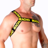 MACHO - ROMAN HARNESS YELLOW S/M - Afbeelding 2