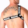 MACHO - ROMAN HARNESS WHITE S/M - Afbeelding 3