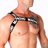 MACHO - ROMAN HARNESS WHITE S/M - Afbeelding 2