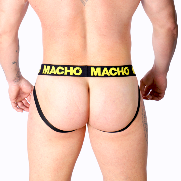 MACHO - MX25A JOCK LYCRA YELLOW M - Afbeelding 4