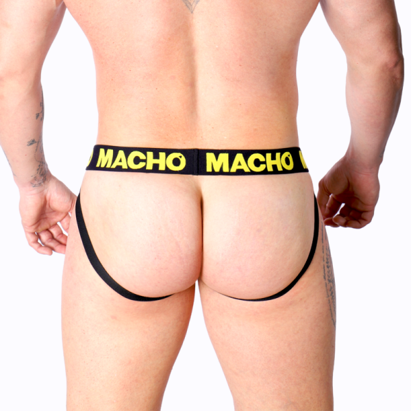 MACHO - MX25A JOCK LYCRA YELLOW S - Afbeelding 4