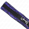 KINK - SHORT VELVET LACE NECKLACE WITH BELT 105 CM WITH NYLON TRIM 44 X 5.5 CM - Afbeelding 5