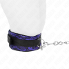 KINK - SHORT VELVET LACE NECKLACE WITH BELT 105 CM WITH NYLON TRIM 44 X 5.5 CM - Afbeelding 4