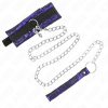 KINK - SHORT VELVET LACE NECKLACE WITH BELT 105 CM WITH NYLON TRIM 44 X 5.5 CM - Afbeelding 2