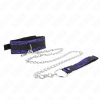 KINK - SHORT VELVET LACE NECKLACE WITH BELT 105 CM WITH NYLON TRIM 44 X 5.5 CM - Afbeelding 3