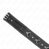 KINK - PVC LEATHER NECKLACE WITH BELT 105 CM RHINESTONE RIVET 41.5 X 4 CM - Afbeelding 5