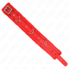 KINK - COLLAR WITH LEASH 65 CM WITH RESTRICTIONS RED 36-42 CM X 5.5 CM - Afbeelding 6