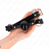 KINK - TPE BALL 4 CM GAG WITH BLACK LOCK 60 x 2 CM - Afbeelding 3