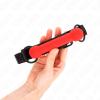 KINK - BONE GAG WITH LEATHERETTE STRAP RED ADJUSTABLE 41-57 CM - Afbeelding 2