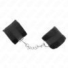 KINK - BEGINNER FUR HAND CUFFS BLACK 30 X 7 CM - Afbeelding 2