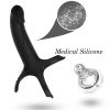 ARMONY - DILDO WITH RING & VIBRATOR BLACK - Afbeelding 5