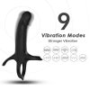 ARMONY - DILDO WITH RING & VIBRATOR BLACK - Afbeelding 6