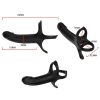 ARMONY - DILDO WITH RING & VIBRATOR BLACK - Afbeelding 8