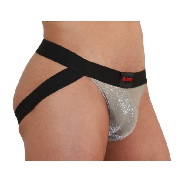 BURN - 001 JOCK SHINY BEIGE / BLACK XL - Afbeelding 2