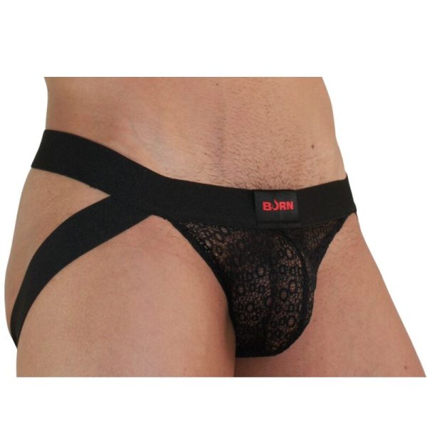 BURN - 005 JOCK LINGERIE BLACK M - Afbeelding 2