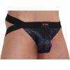 BURN - 006 JOCK SHINY BLUE / BLACK XL - Afbeelding 2