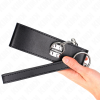 KINK - NECKLACE WITH BELT 65 CM WITH WIDE BLACK STRAP ADJUSTABLE 33.5-41 CM X 5 CM - Afbeelding 5
