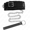 KINK - COLLAR WITH LEASH 65 CM WITH RESTRICTIONS BLACK 36-42 CM X 5.5 CM - Afbeelding 5